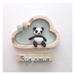 Urso Panda - Nuvem P - Porta Maternidade