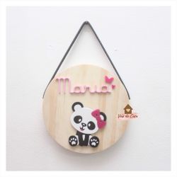 Panda - Círculo P - Porta de Maternidade 