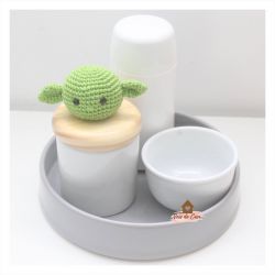 Kit Higiene - 4 peças - Baby Yoda 