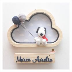 Snoopy - Nuvem P - Porta de Maternidade
