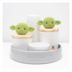Kit Higiene - 5 peças - Baby Yoda 