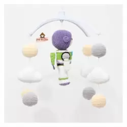 Móbile Buzz - Toy Story -  Nuvens + Bolinhas